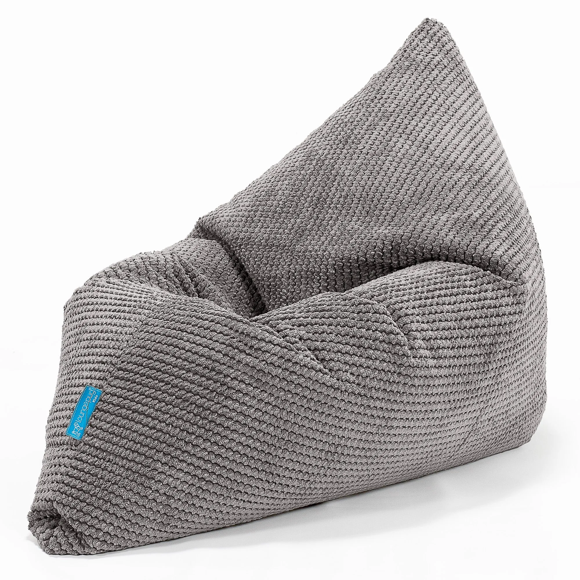 Children's Beanbag Pillow 1-6 yr - Pom Pom Charcoal Grey
