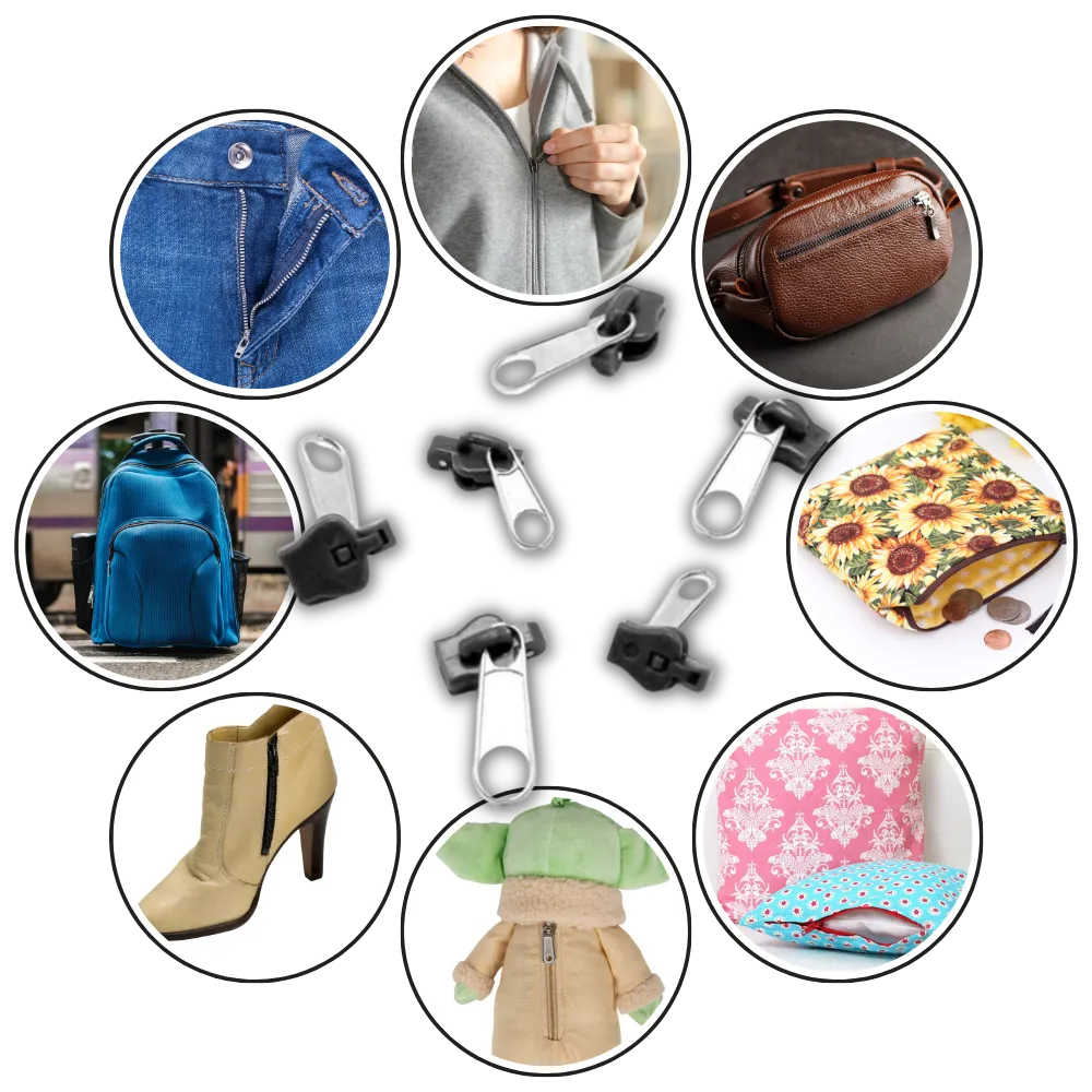 Clip-on slider to replace zippers