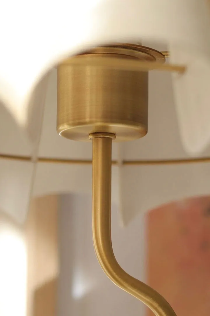 Cora Gold Natural Table Lamp