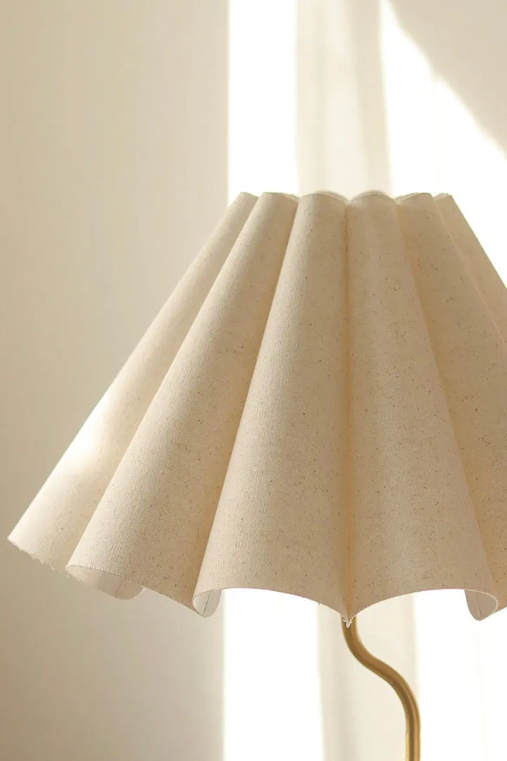 Cora Gold Natural Table Lamp