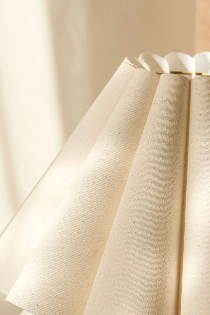 Cora Gold Natural Table Lamp