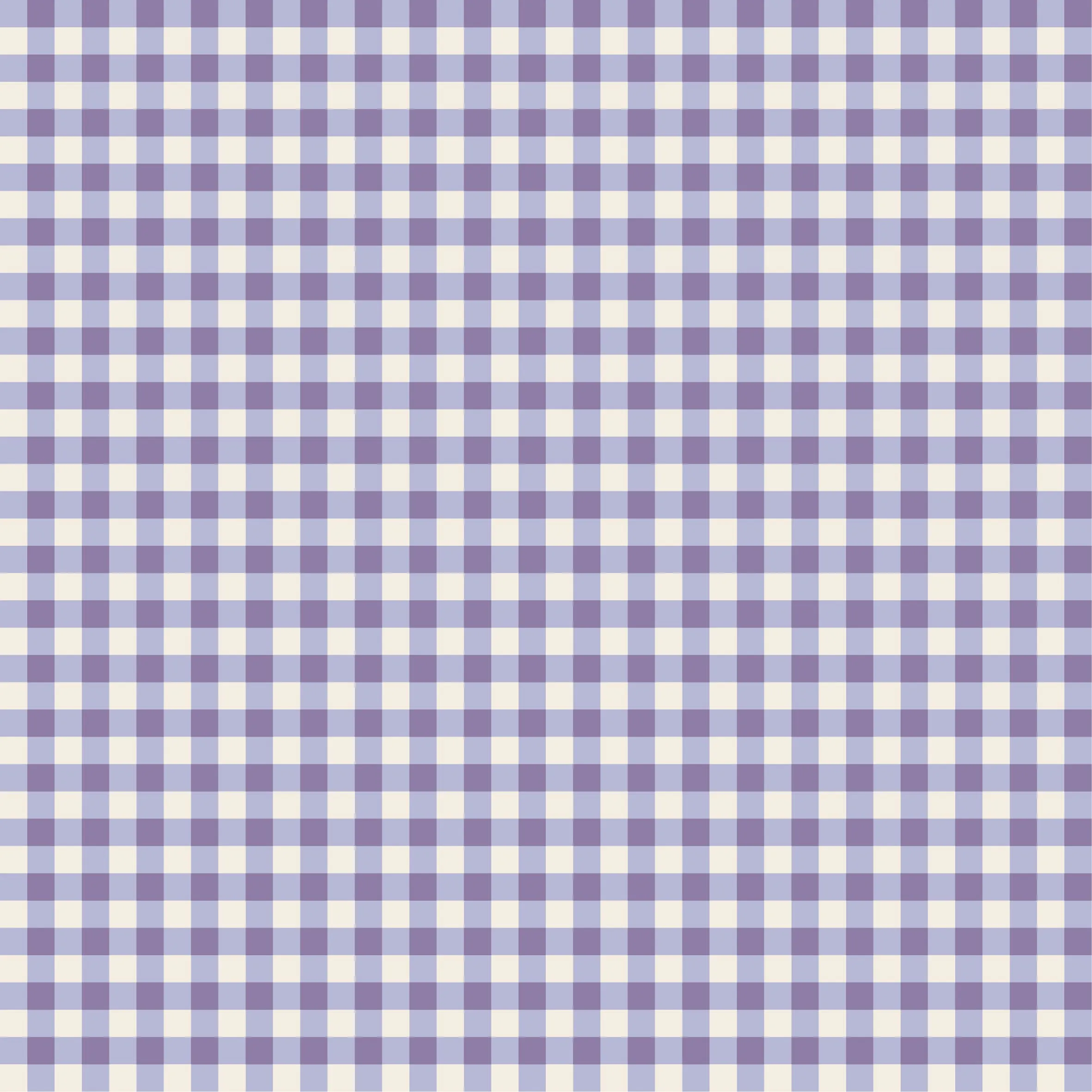 Crib Sheet - Purple Gingham