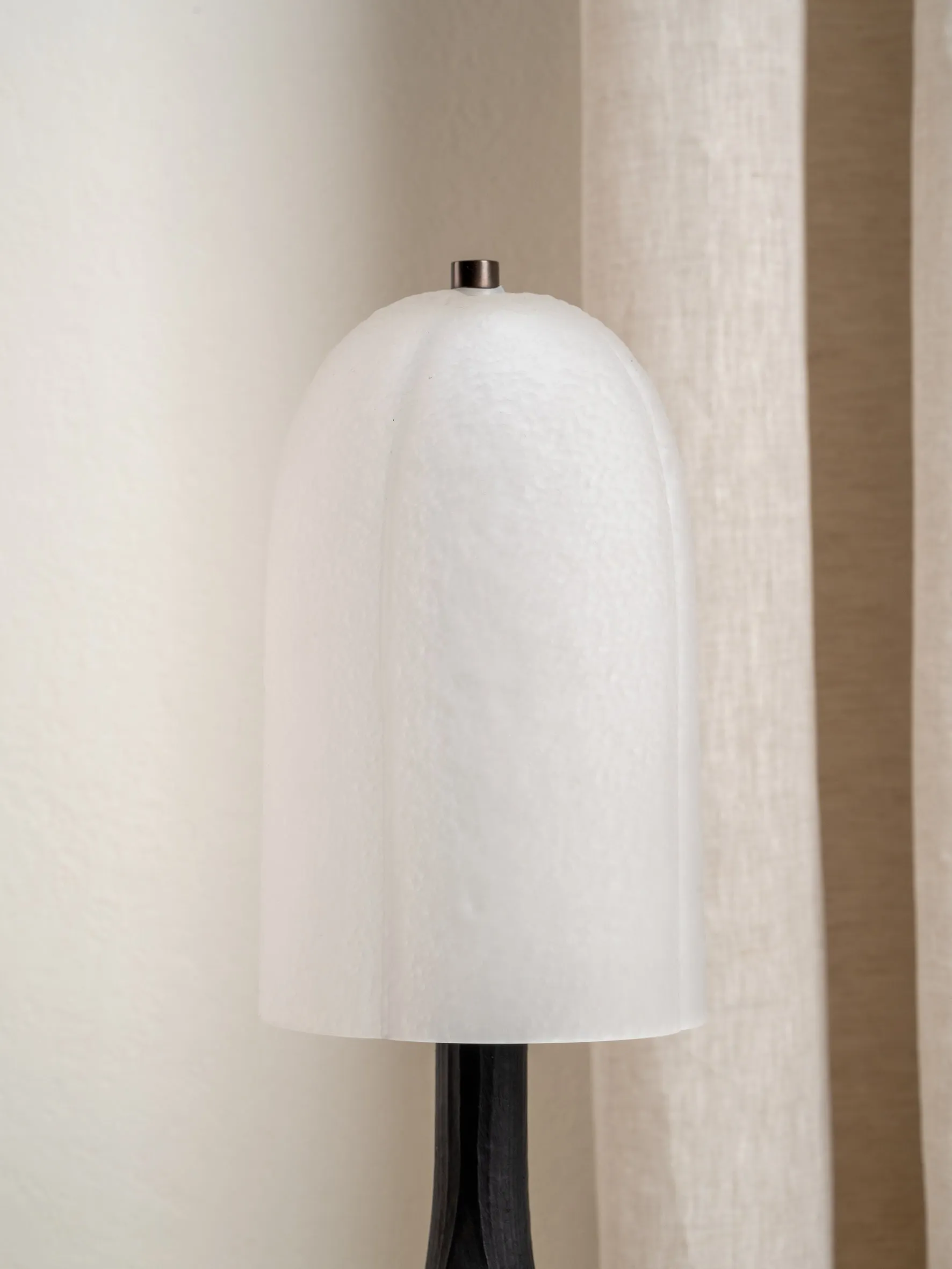 Ember - charred wood rechargeable table lamp
