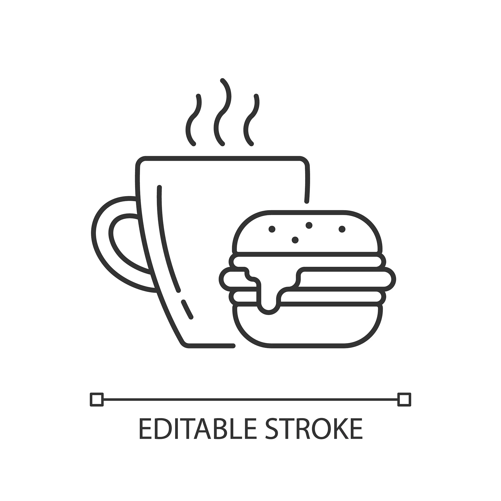 Everyday routine linear icons set for dark and light mode set
