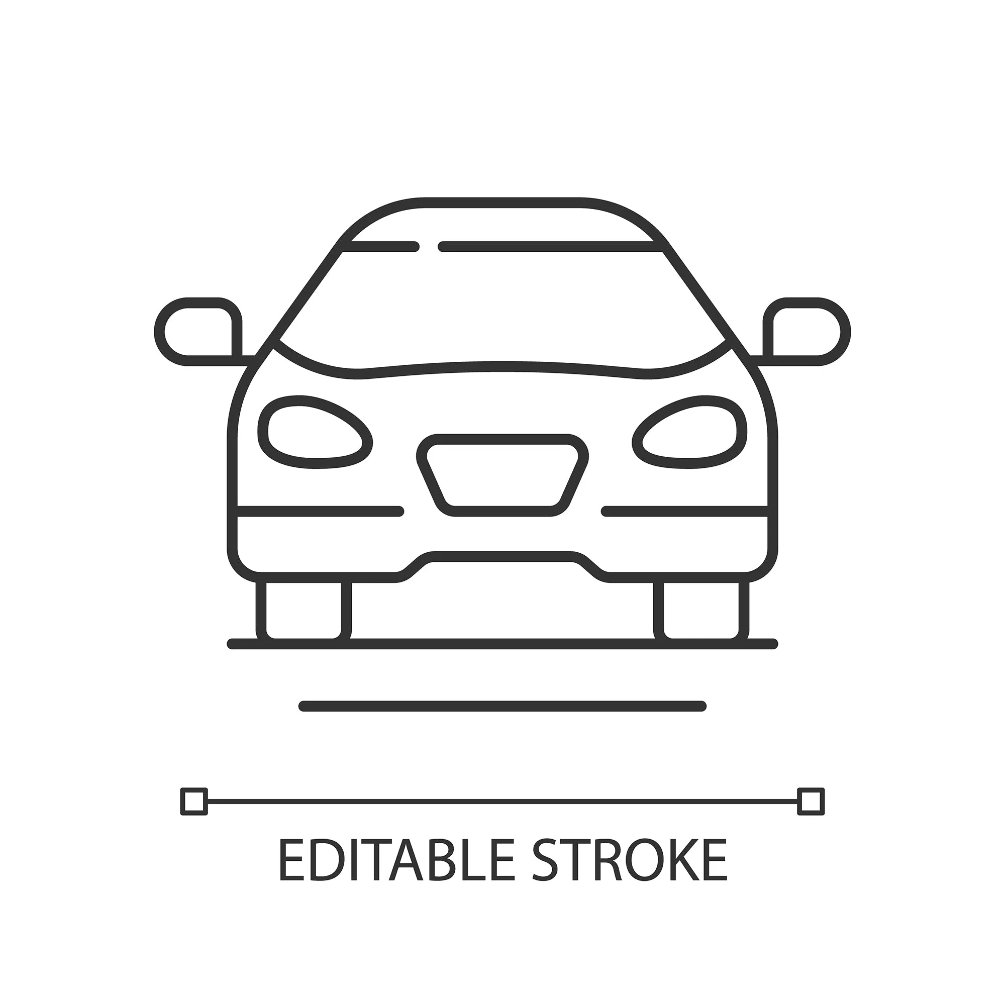 Everyday routine linear icons set for dark and light mode set