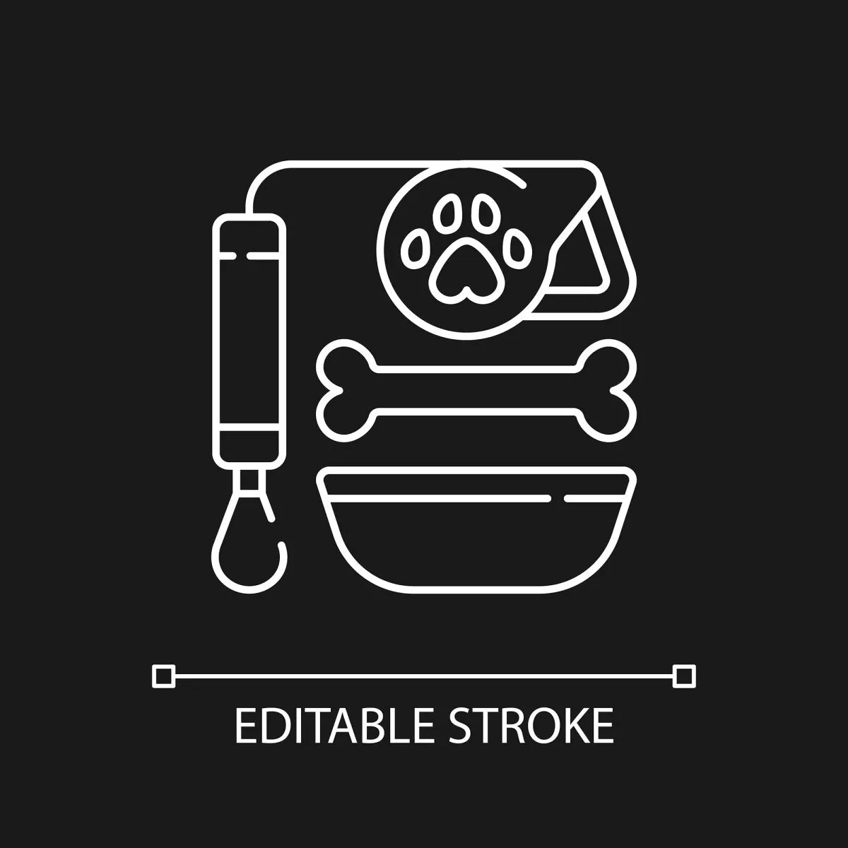Everyday routine linear icons set for dark and light mode set