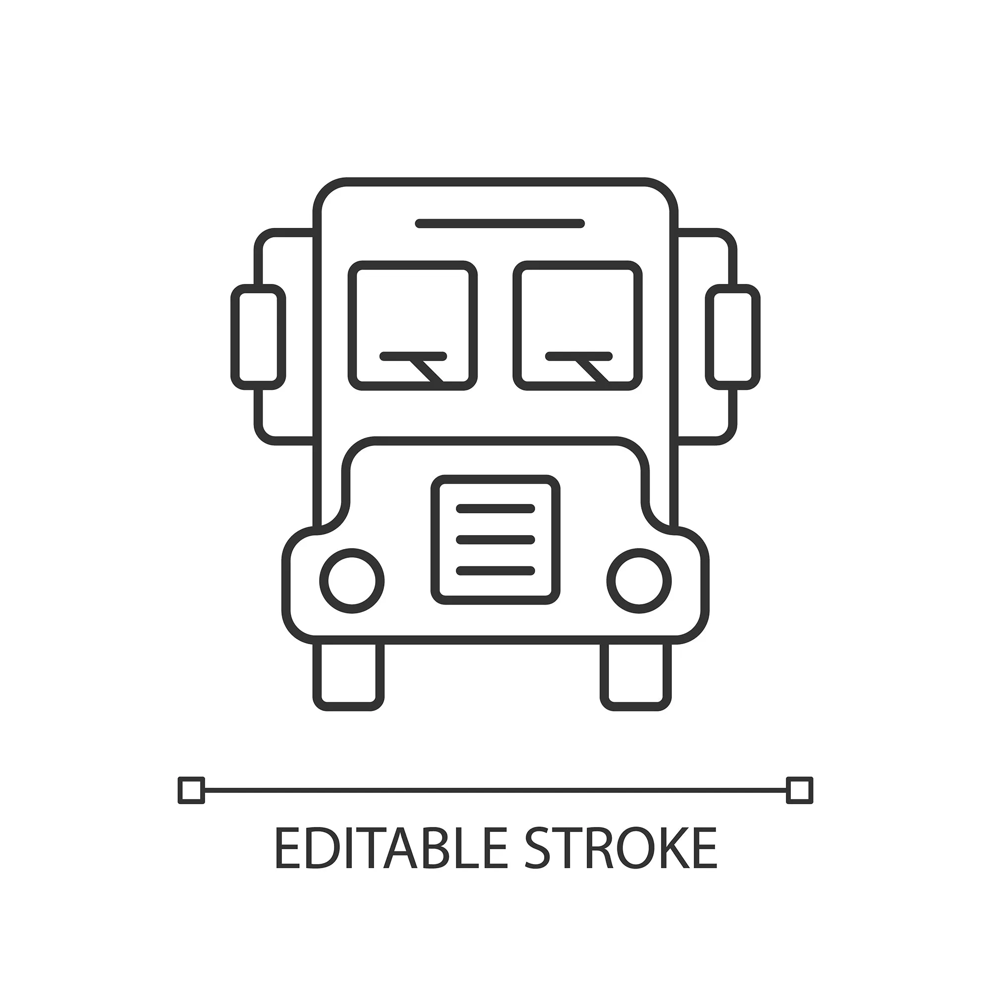 Everyday routine linear icons set for dark and light mode set