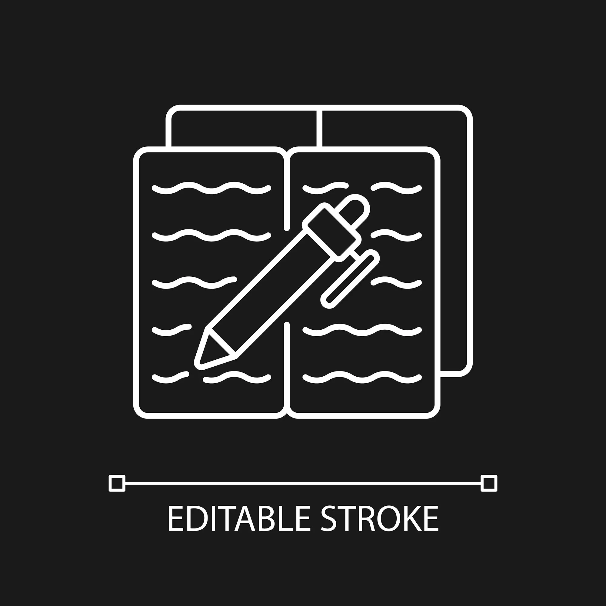 Everyday routine linear icons set for dark and light mode set