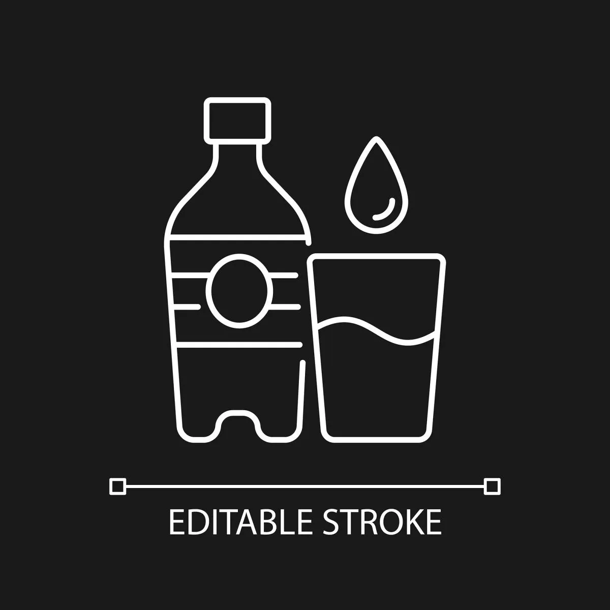 Everyday routine linear icons set for dark and light mode set