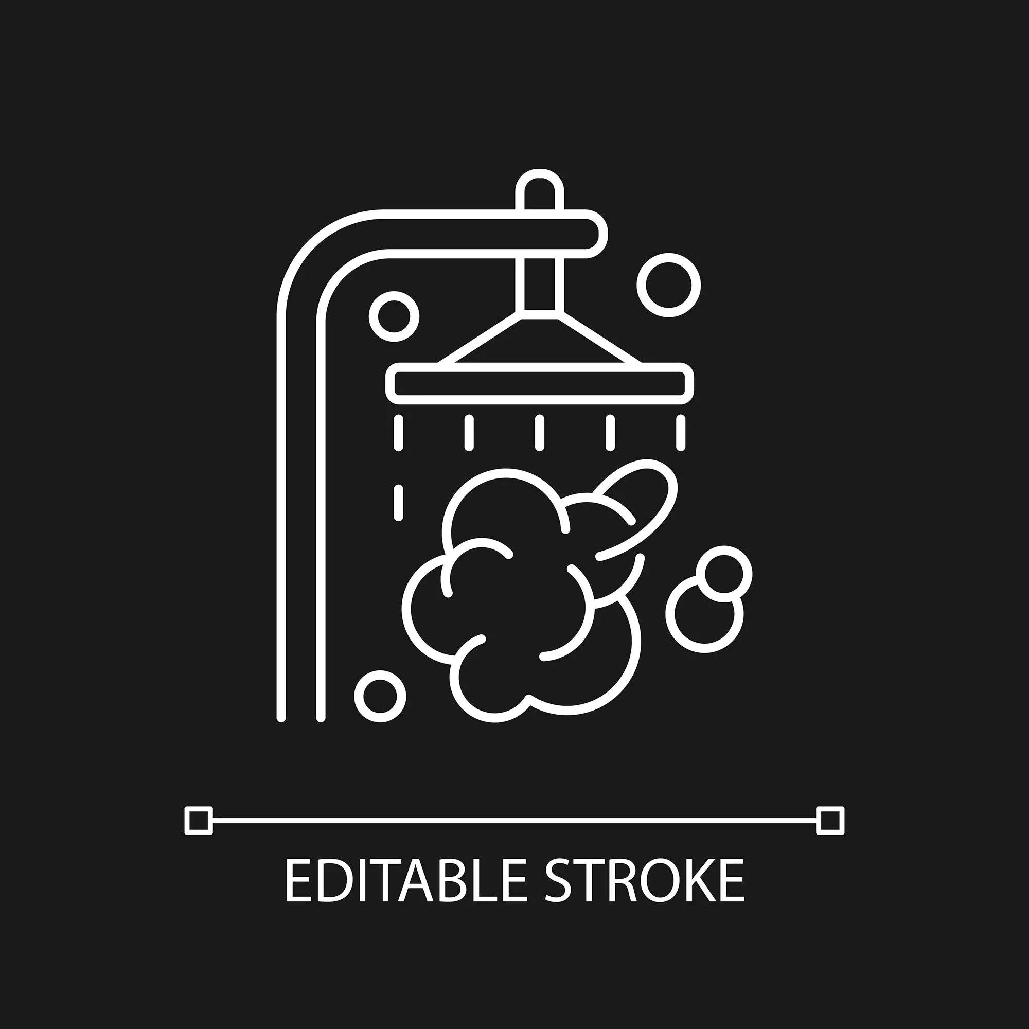 Everyday routine linear icons set for dark and light mode set