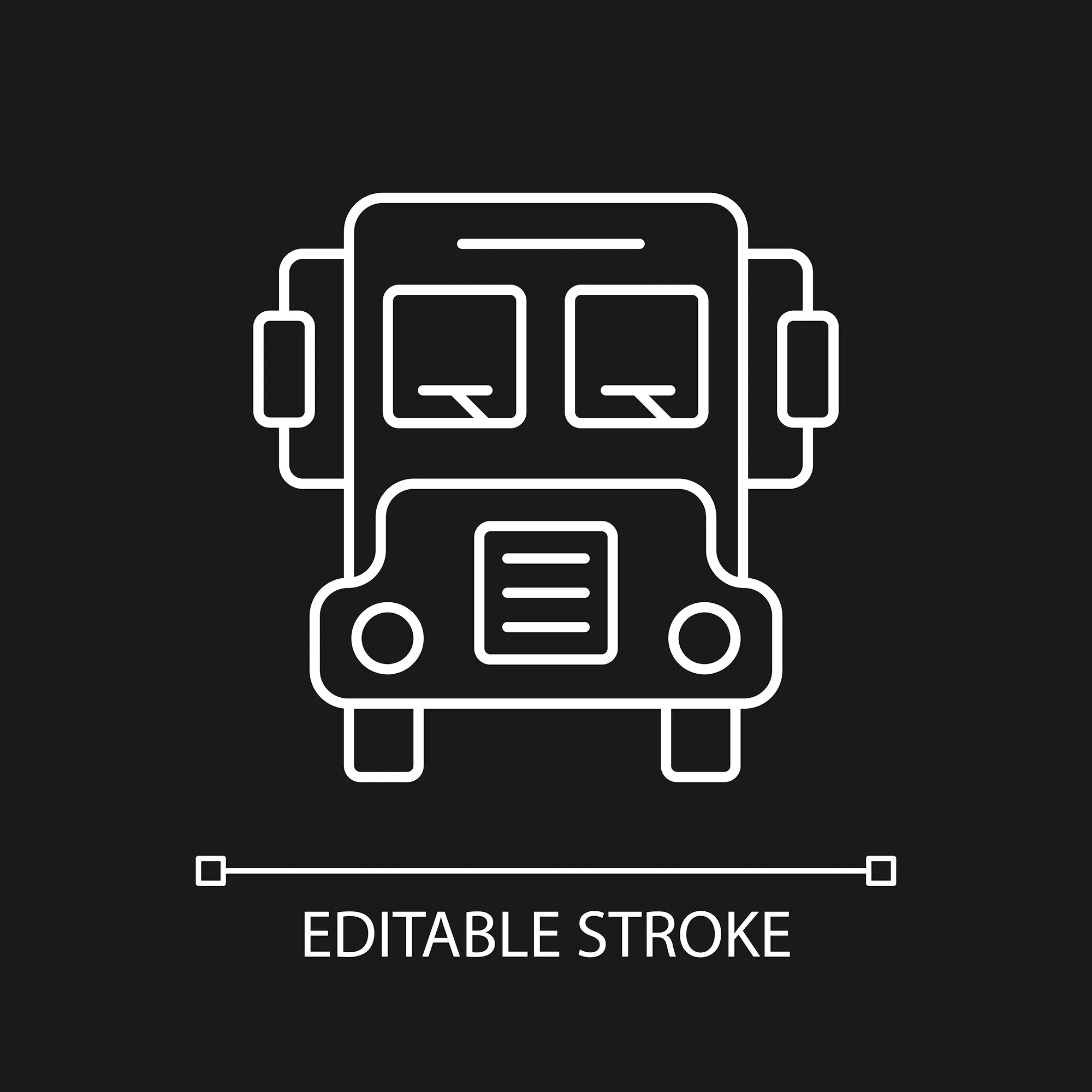 Everyday routine linear icons set for dark and light mode set