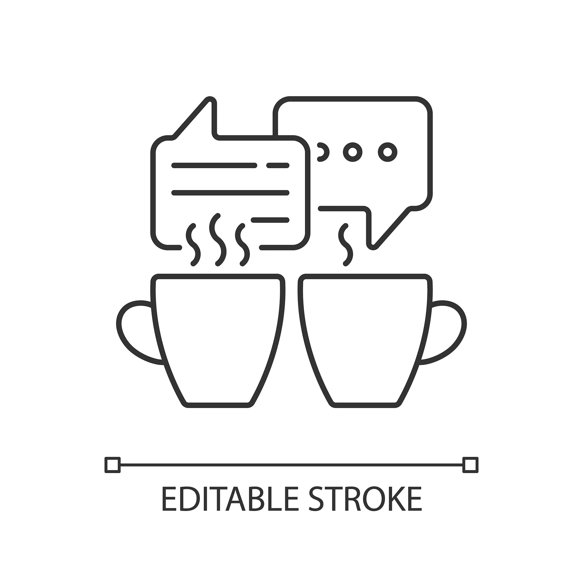 Everyday routine linear icons set for dark and light mode set