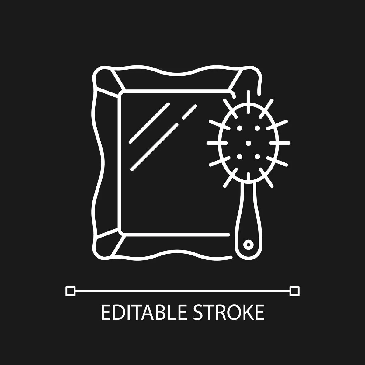 Everyday routine linear icons set for dark and light mode set