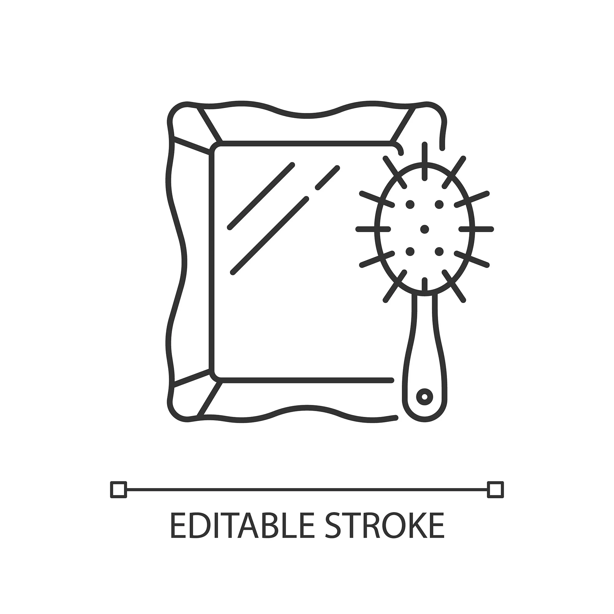 Everyday routine linear icons set for dark and light mode set