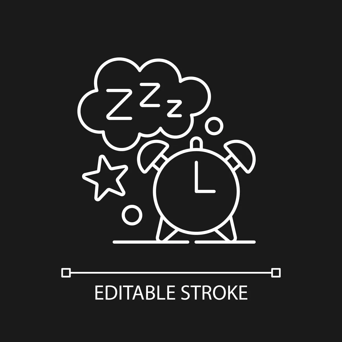 Everyday routine linear icons set for dark and light mode set