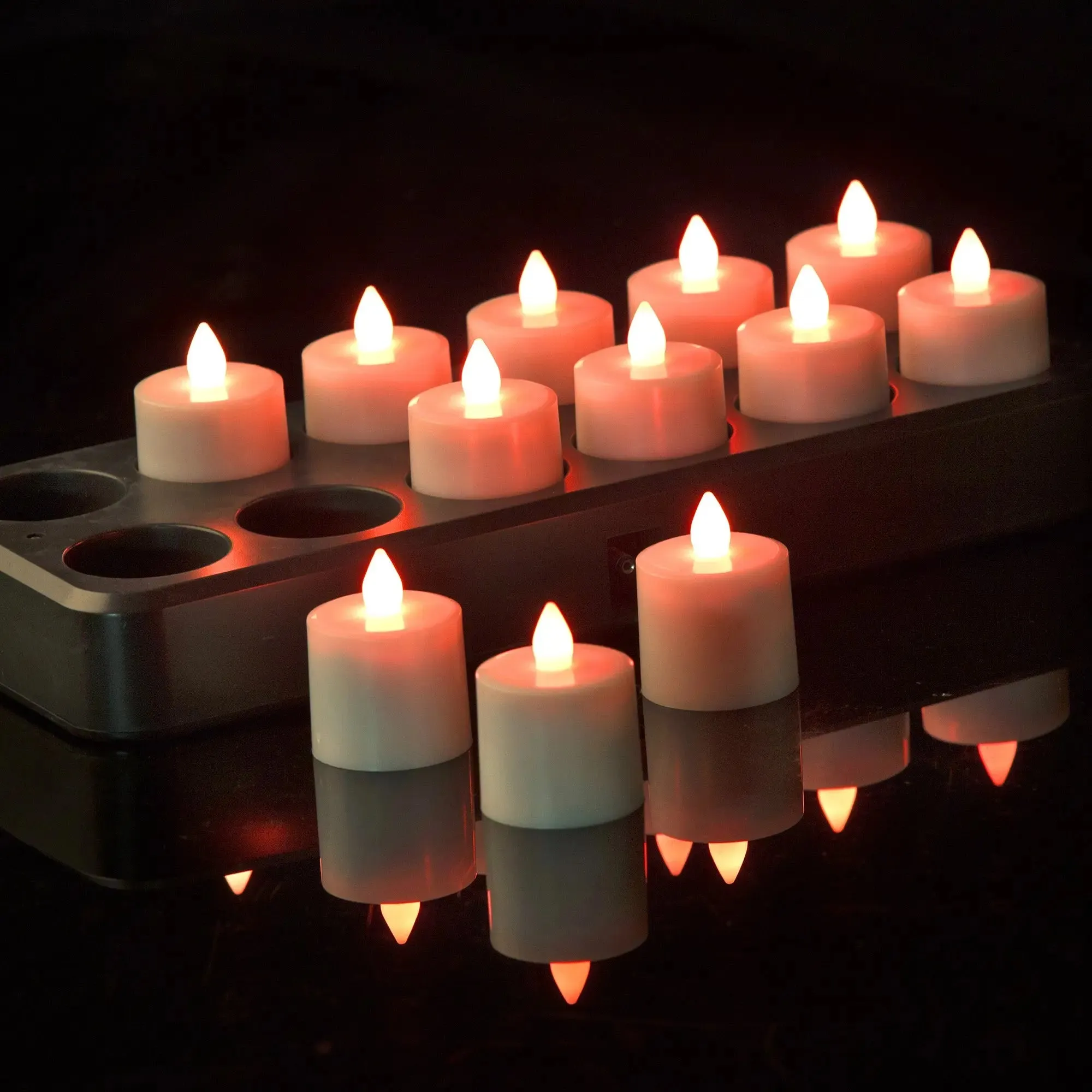 Filini LED tealights, multicoloured