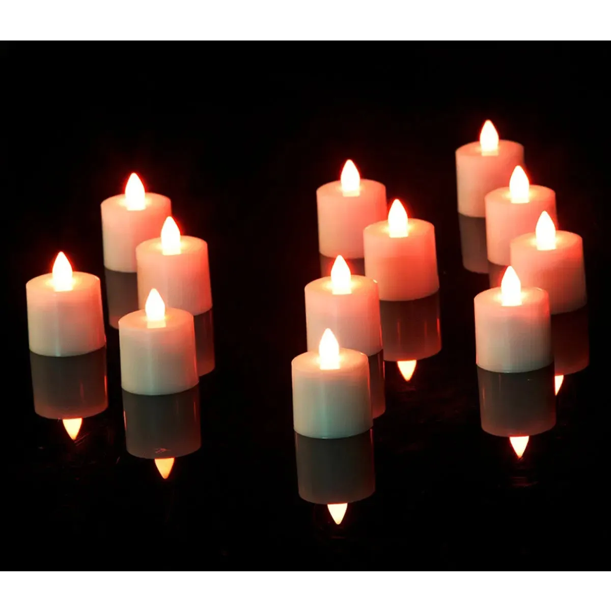 Filini LED tealights, multicoloured