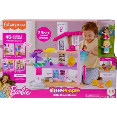 Fisher-Price Little People Barbie Little Dreamhouse Interactive Playset