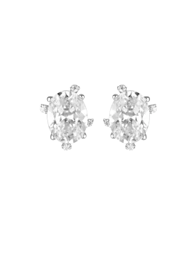 Georgini Aurora Southern Lights Earrings - Silver