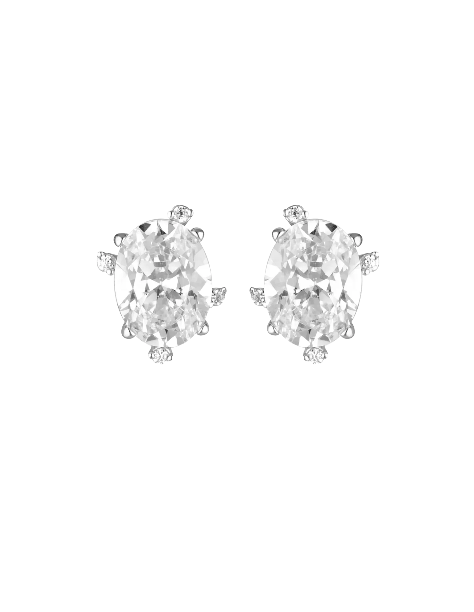 Georgini Aurora Southern Lights Earrings - Silver