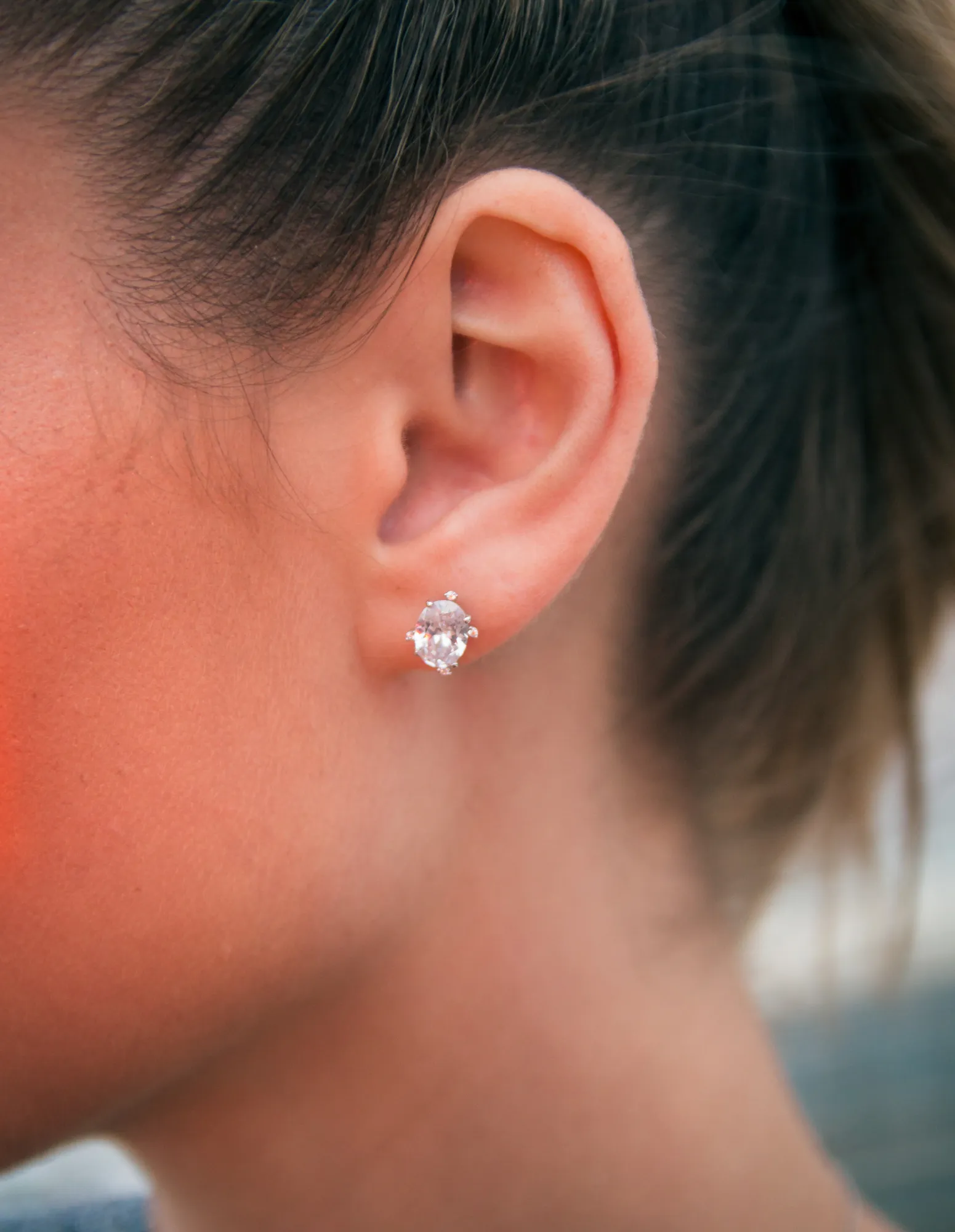 Georgini Aurora Southern Lights Earrings - Silver