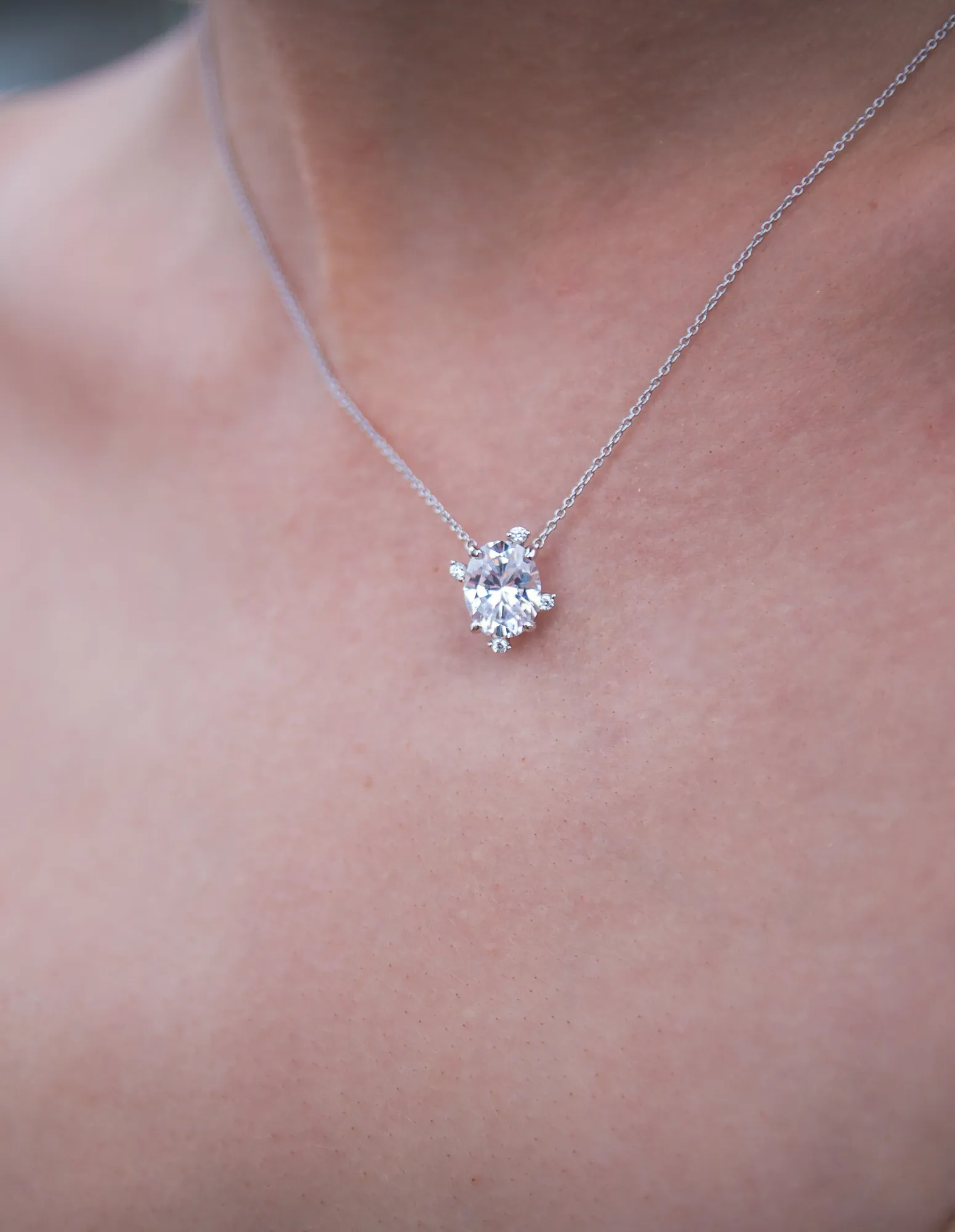 Georgini Aurora Southern Lights Necklace - Silver