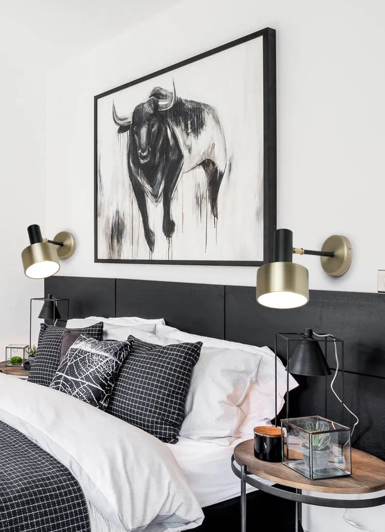 Gio Copper Adjustable Wall Light