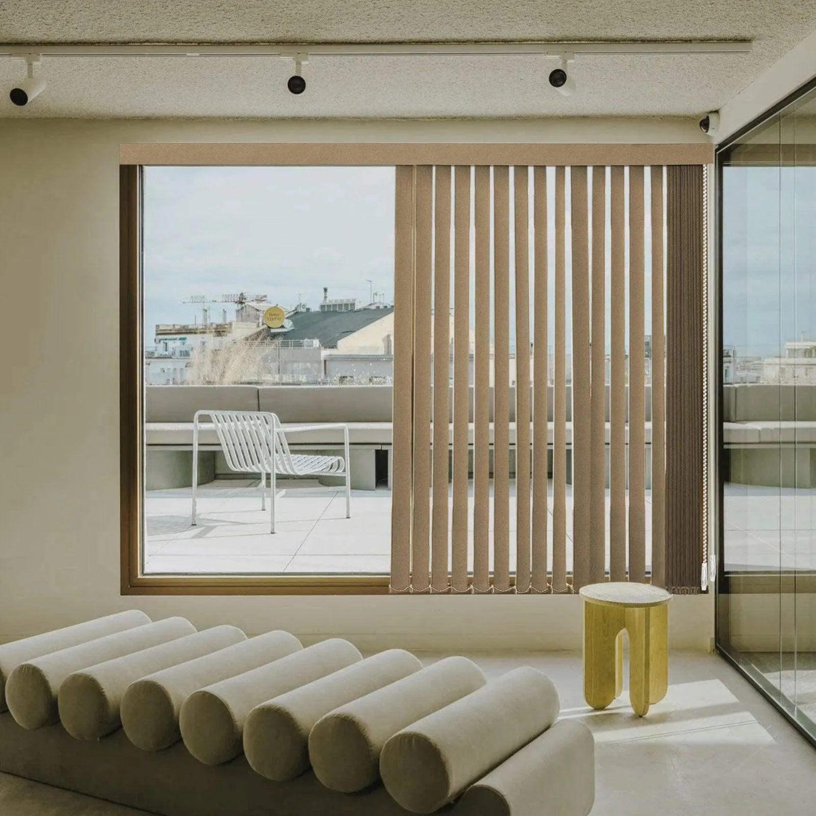 Graywind Manual Vertical Blinds | Blackout Series | Customizable