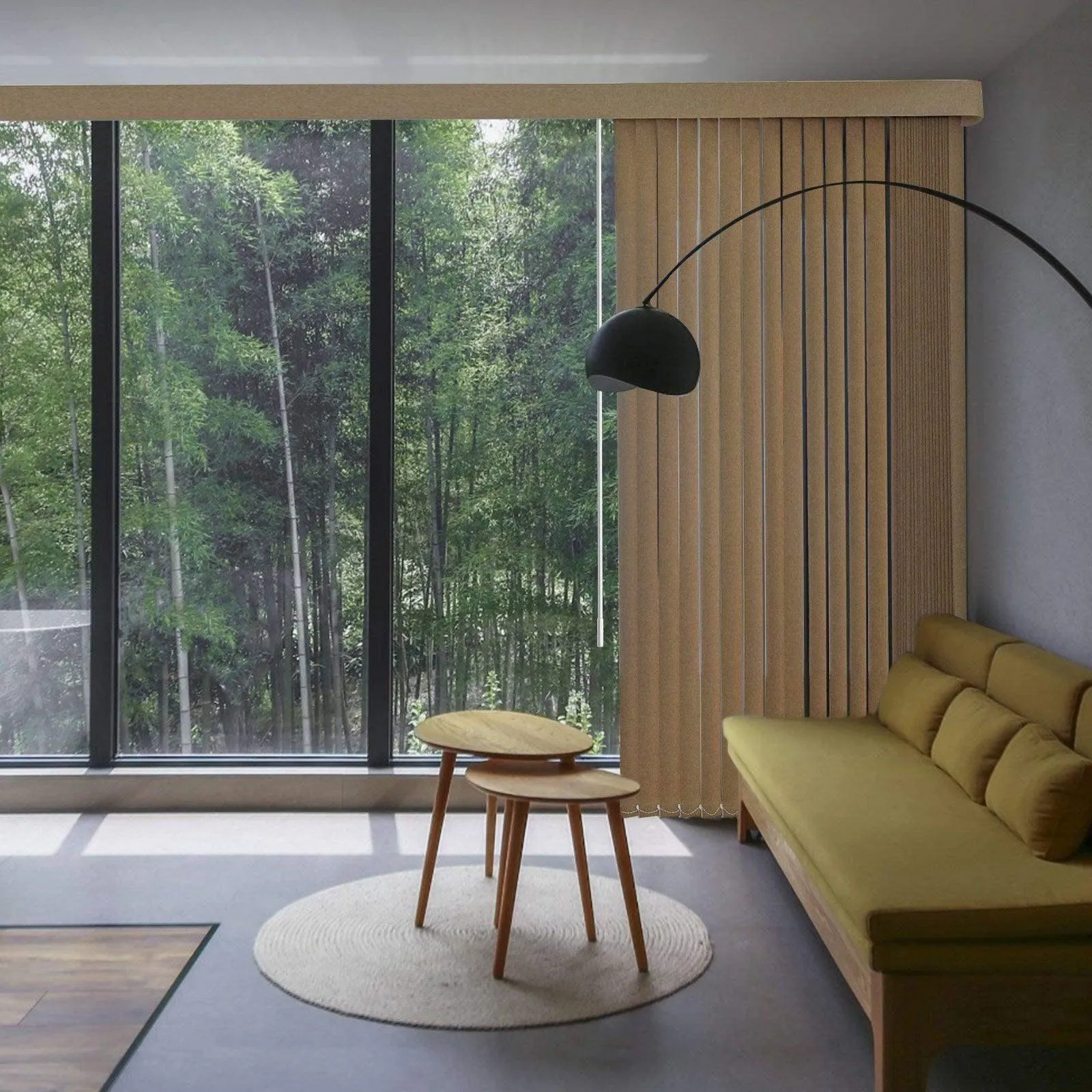 Graywind Manual Vertical Blinds | Blackout Series | Customizable