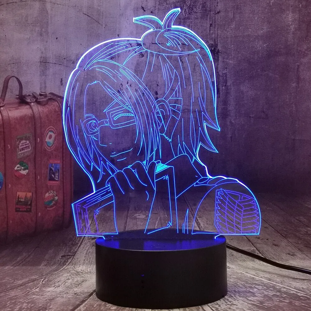 Hange Zoë Japanese Anime Personalised Name 3D LED Night Light Lamp