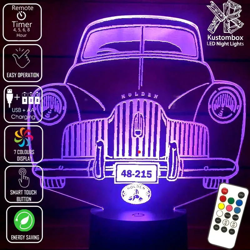 Holden FX Holden 48-215 / 1948 to 1953 3D LED Night Light Mancave