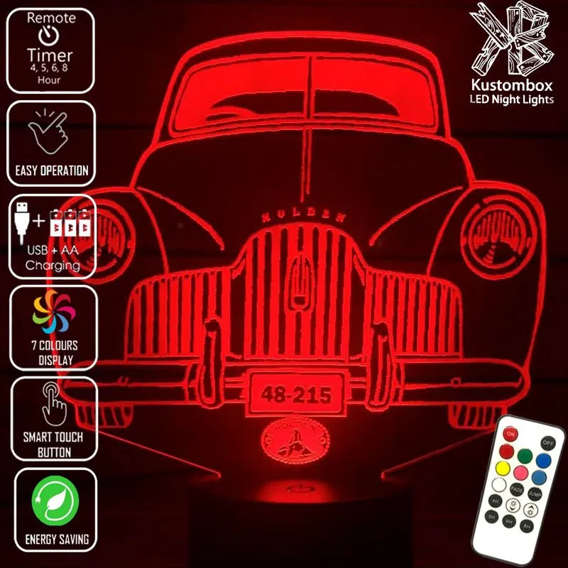 Holden FX Holden 48-215 / 1948 to 1953 3D LED Night Light Mancave