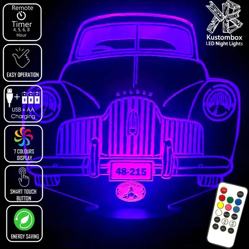 Holden FX Holden 48-215 / 1948 to 1953 3D LED Night Light Mancave