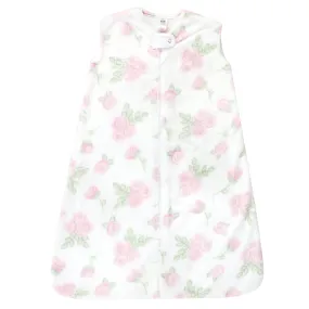 Hudson Baby Plush Sleeping Bag, Sack, Blanket, Rose
