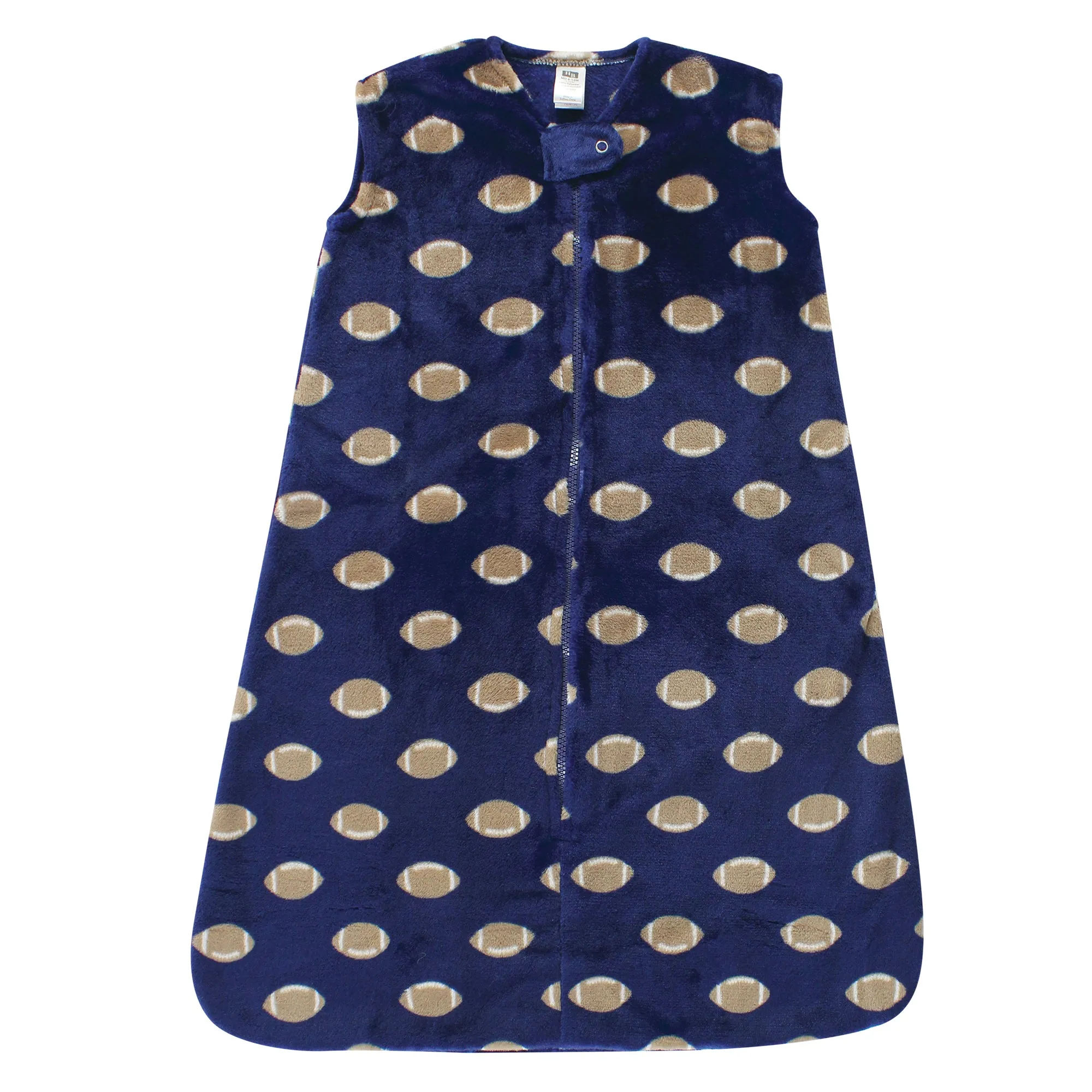 Hudson Baby Plush Sleeping Bag, Sack, Blanket, Sleeveless Football