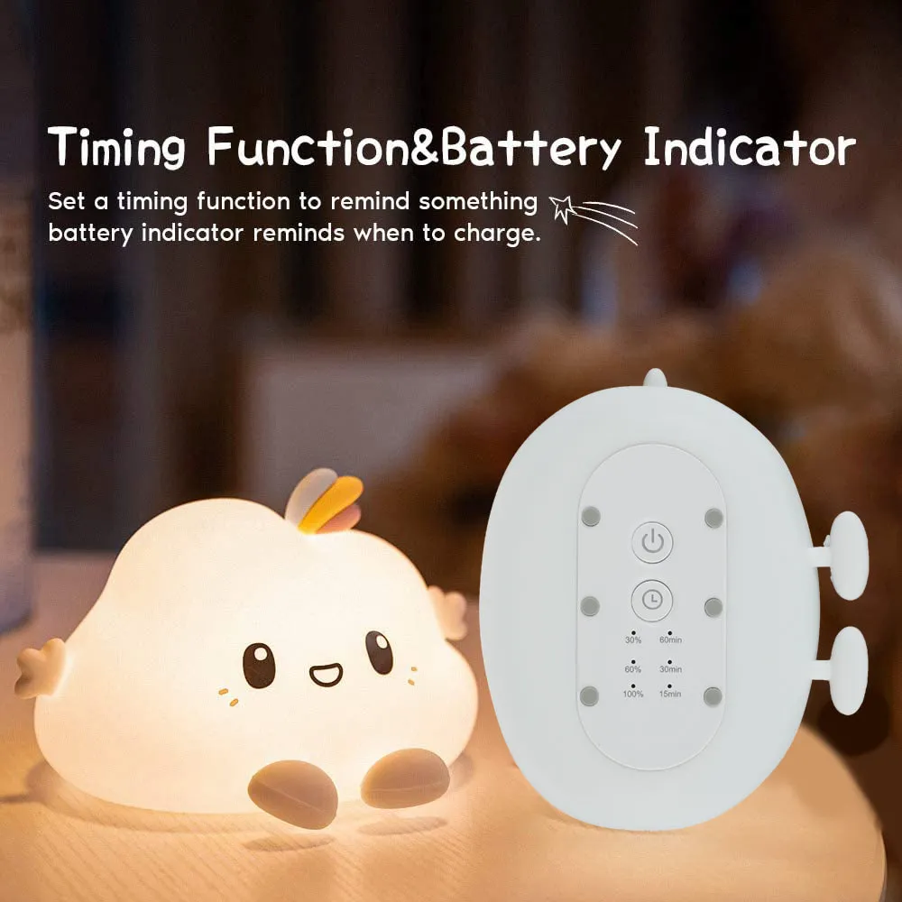 Kawaii Cloud LED Night Light