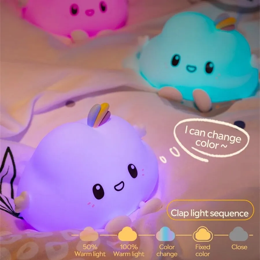 Kawaii Cloud LED Night Light