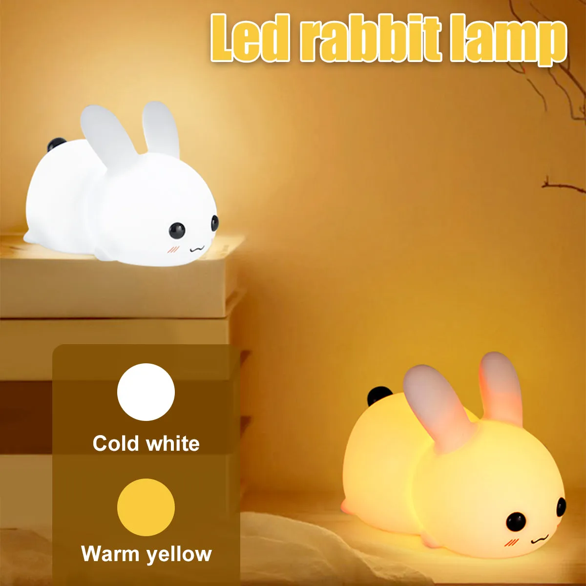 Kawaii Cloud LED Night Light