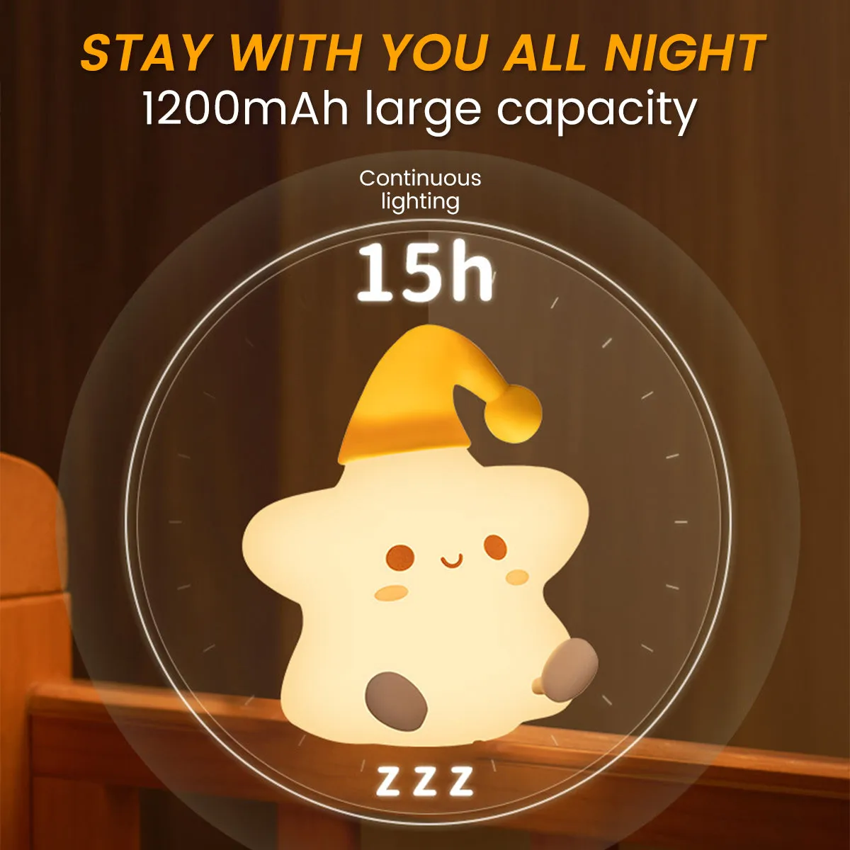 Kawaii Cloud LED Night Light