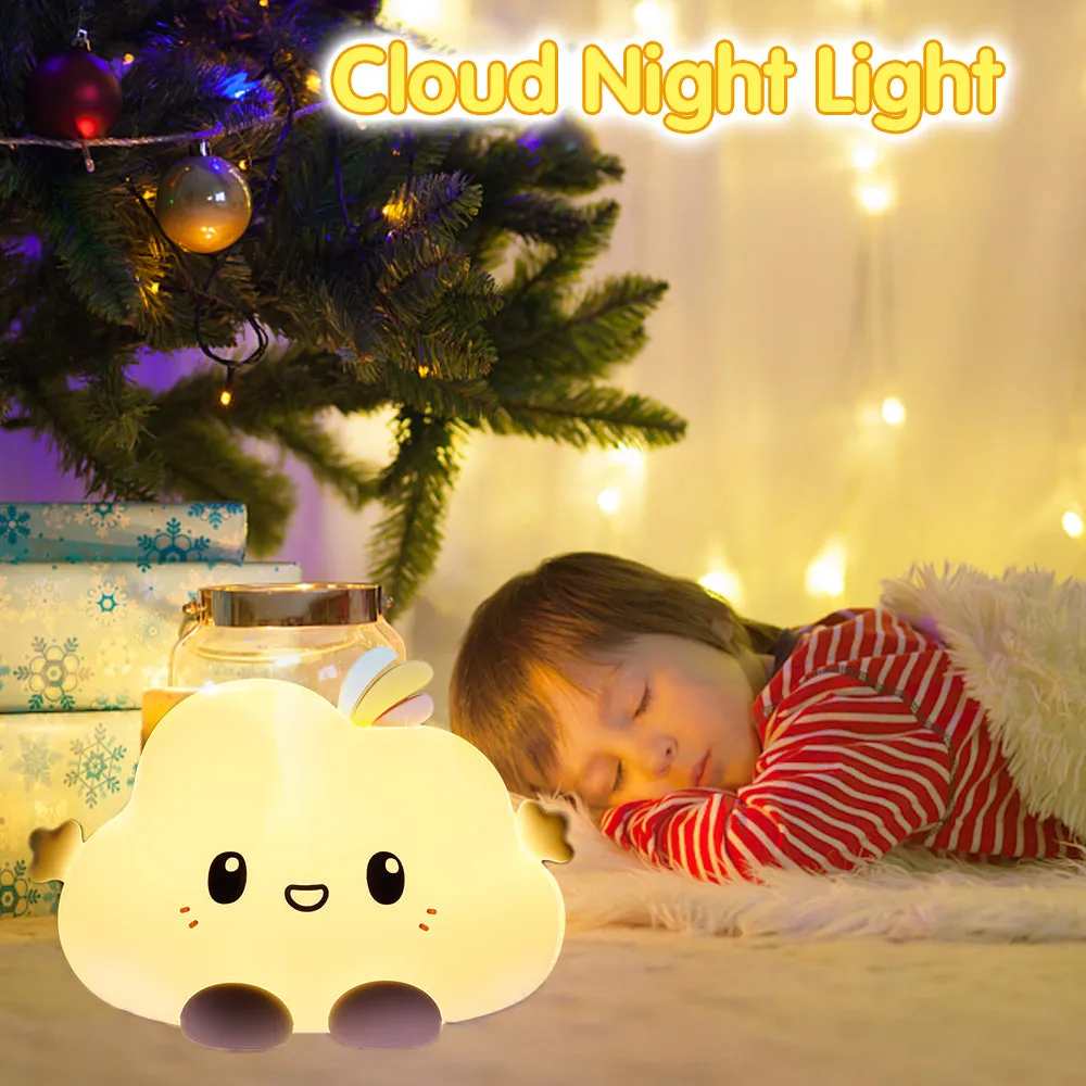 Kawaii Cloud LED Night Light
