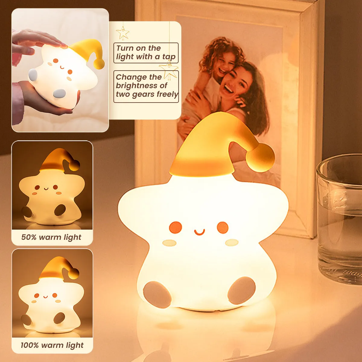 Kawaii Cloud LED Night Light