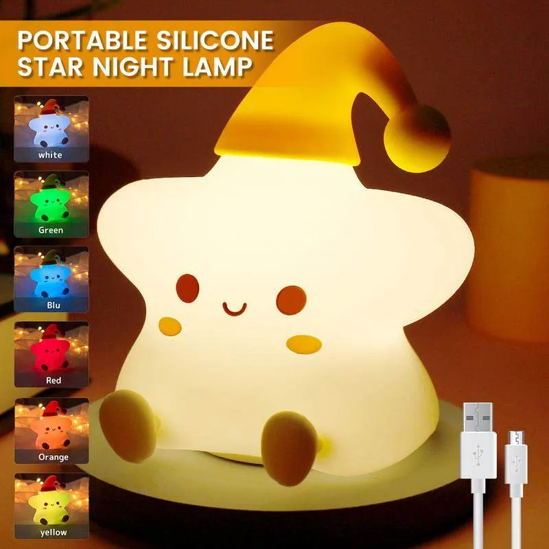 Kawaii Cloud LED Night Light