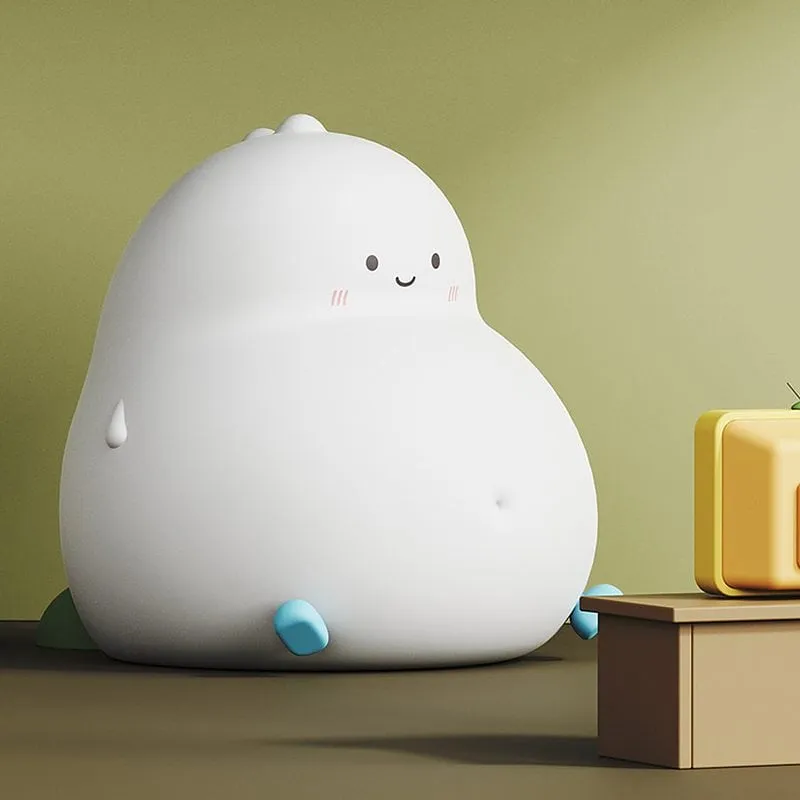 Kawaii Silicone Big Belly Dragon Night Light