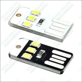 Keychain USB Camping Night Lamp - Ultra-Thin Portable Outdoor Light