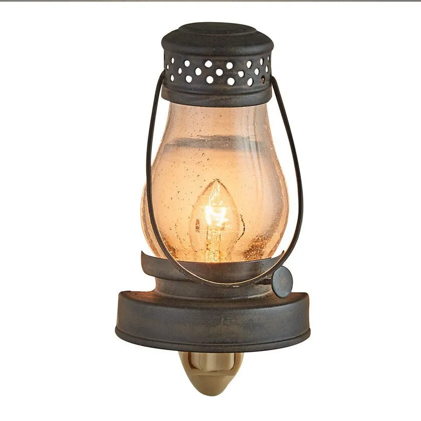 Lantern With Glass Night Light