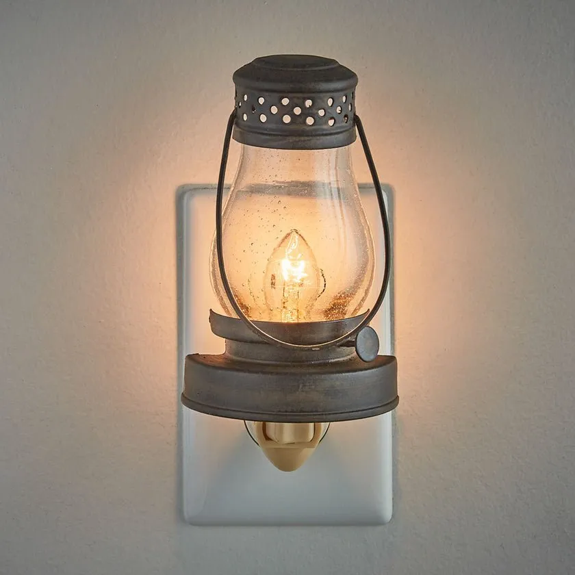 Lantern With Glass Night Light