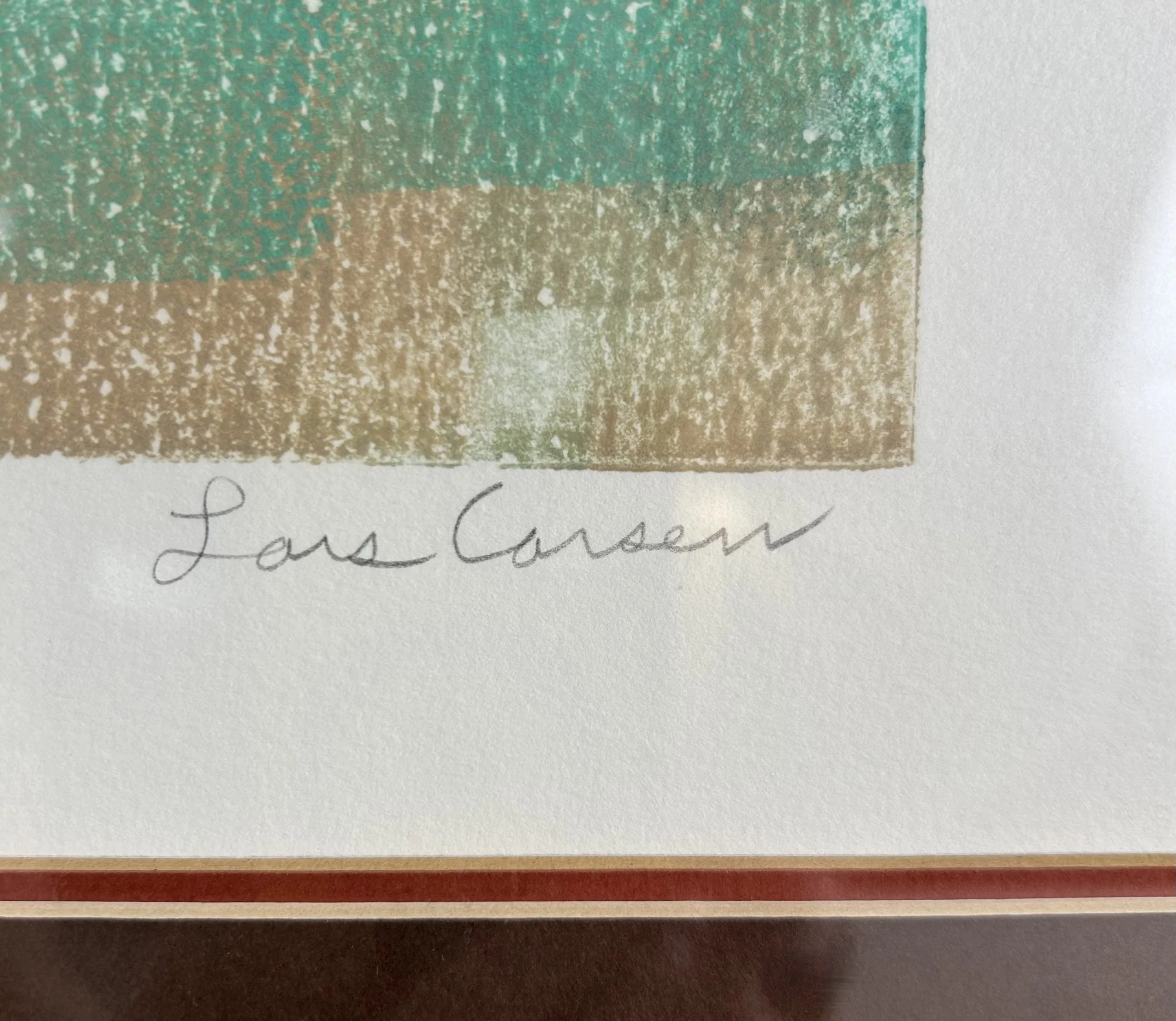 Lars Carsen Original Art, American Polo lll, Framed, Signed by Artist