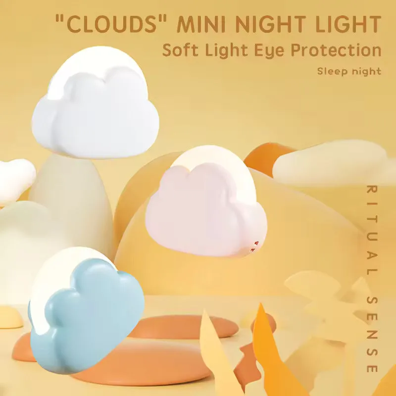 LED Cloud Shape Night Lamp with USB Charging