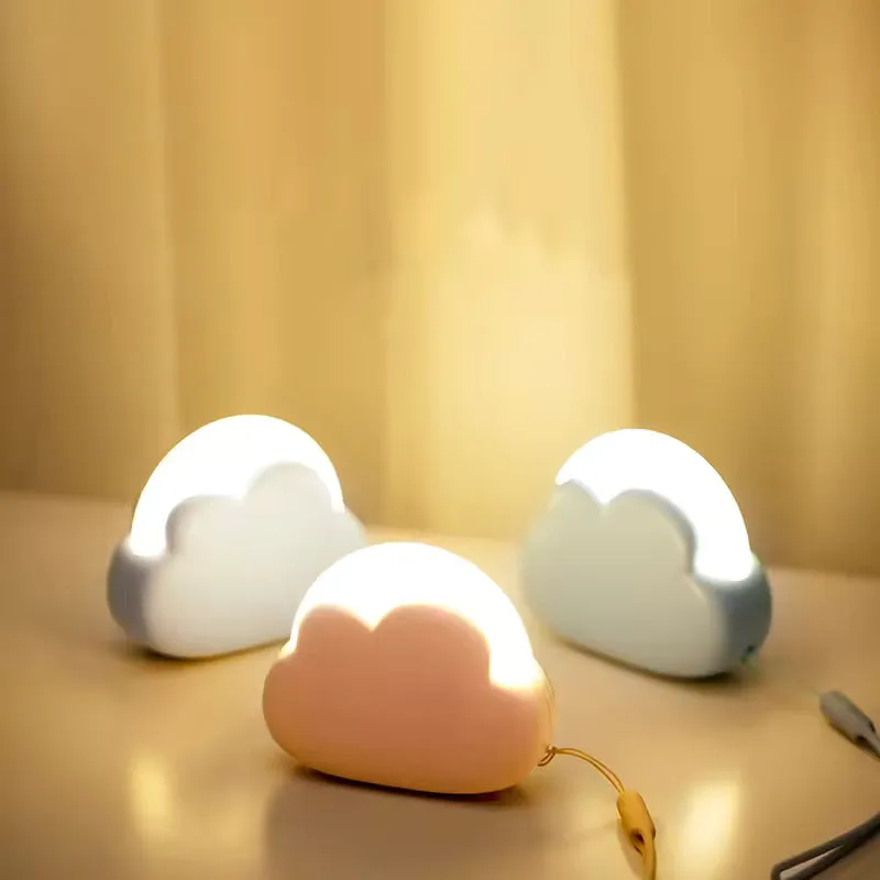 LED Cloud Shape Night Lamp with USB Charging