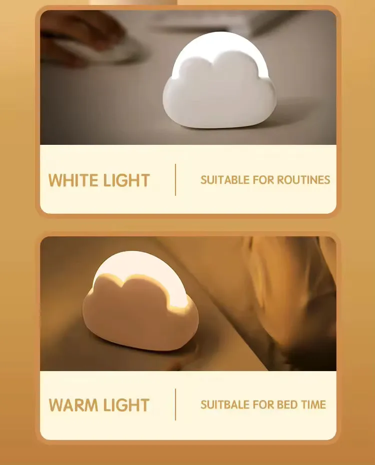 LED Cloud Shape Night Lamp with USB Charging